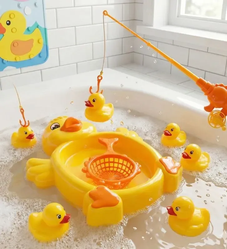 Juego de Pesca de Patitos Kimbo - Juguete de Baño