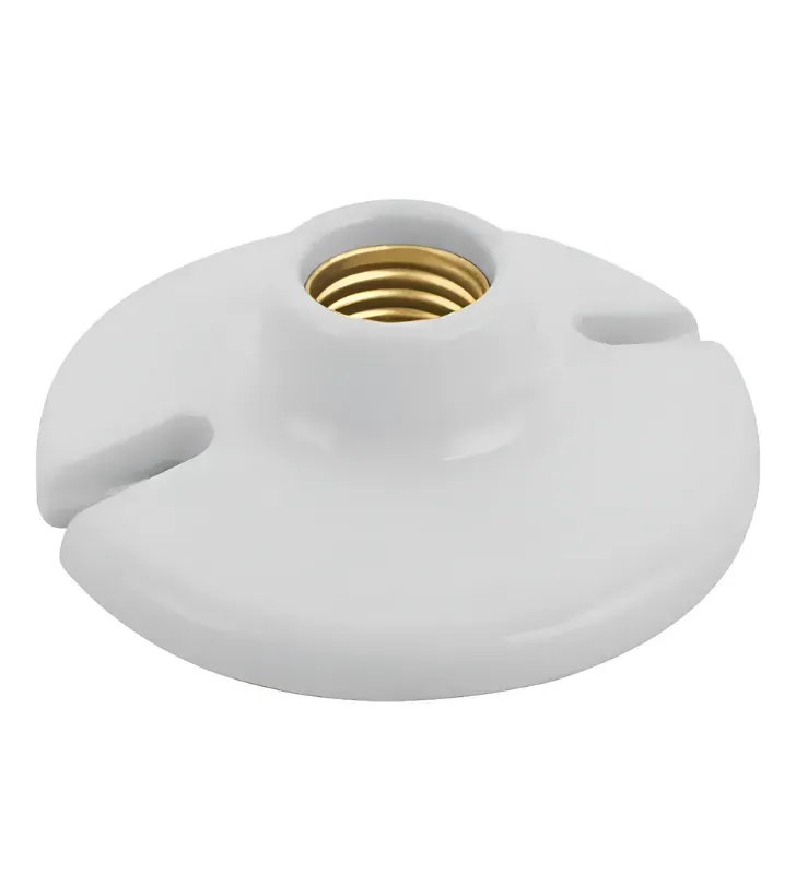 Portalámpara Redondo para Techo 4" Porcelana AKSI 117563 - Alta Resistencia