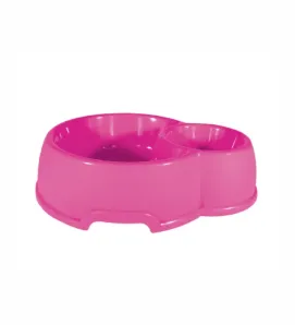 Comedero Doble Jerry MX-209 Yuliana – Plástico de colores para Mascotas
