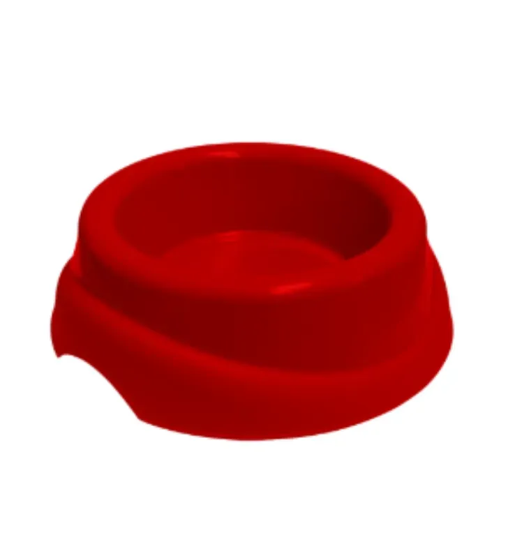 Plato Mascota Bruno Plastic Trends – Antivuelco Negro