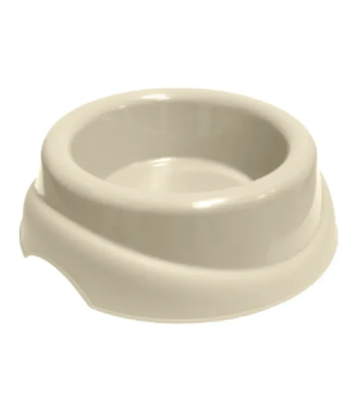 Plato Mascota Bruno Plastic Trends – Antivuelco Negro