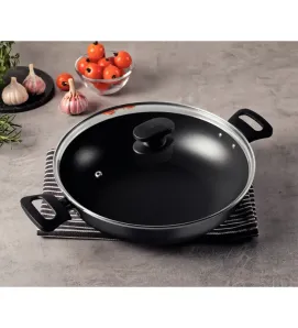 Wok Tramontina Loreto Grafito 28cm 3.3L Starflon Max (27817-120)