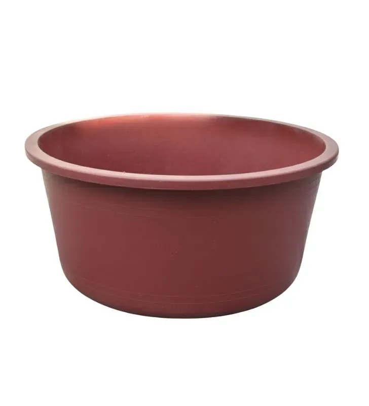 Tina Redonda 150 Litros de Plástico Marca Placero - Uso Rudo y Construcción