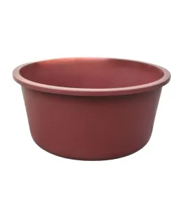 Tina Redonda 150 Litros de Plástico Marca Placero - Uso Rudo y Construcción