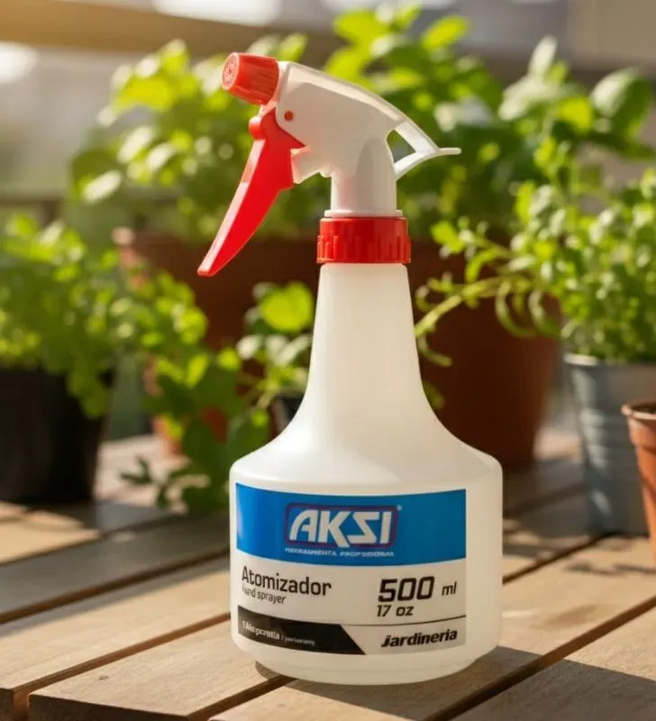 Atomizador 500 ml Plástico Rociador AKSI 103501 - Pulverizador Ajustable