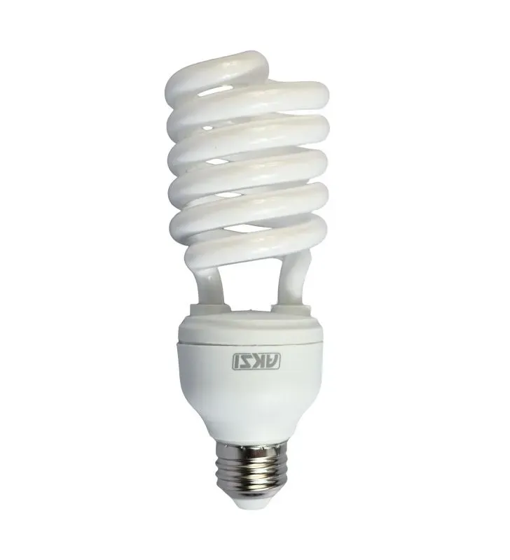 Foco Espiral 30W Luz Fría AKSI 110466 - Ahorrador 5000 Horas