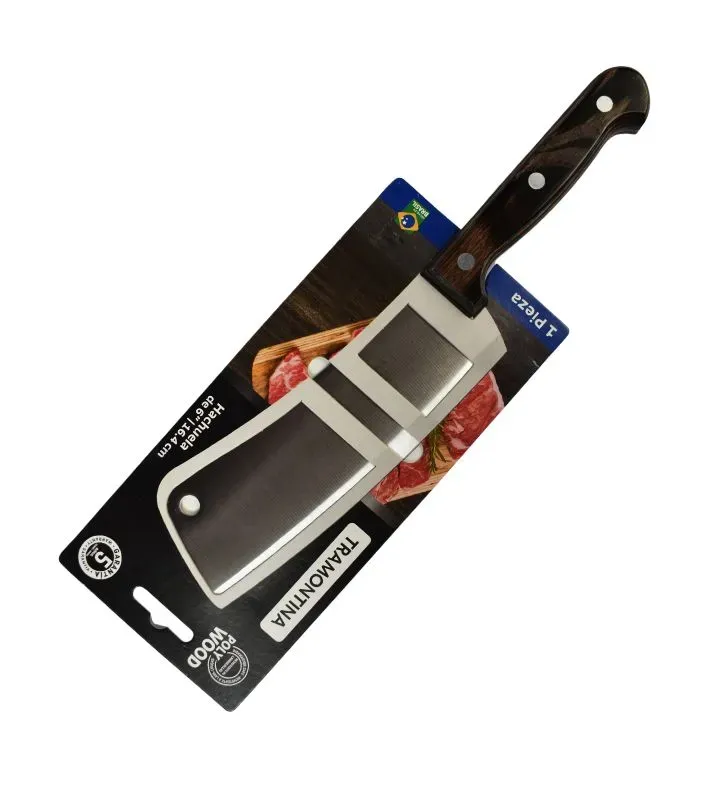 Hachuela Cocina Tramontina Polywood 6" Acero Inox 21134/196