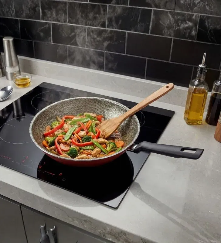 Olla Wok Tramontina Loreto 28cm Antiadherente