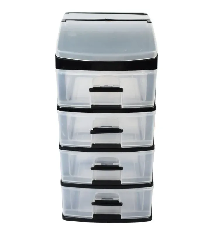 Organizador 4 Niveles Arplasa - Gavetas Transparentes