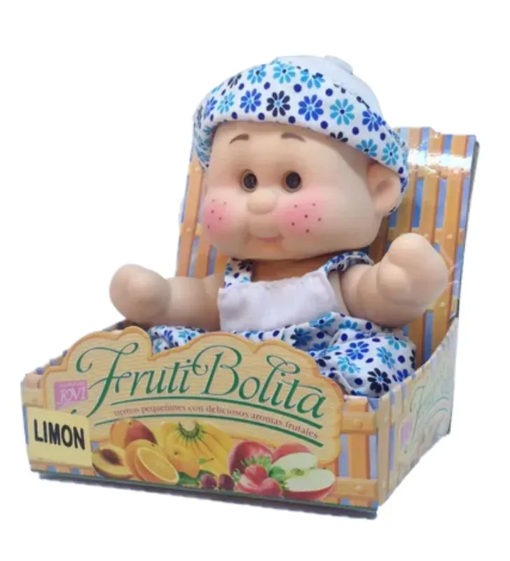 Muñeco Fruti Bolita Aroma Limón Jovi – Bebé de Vinilo Perfumado