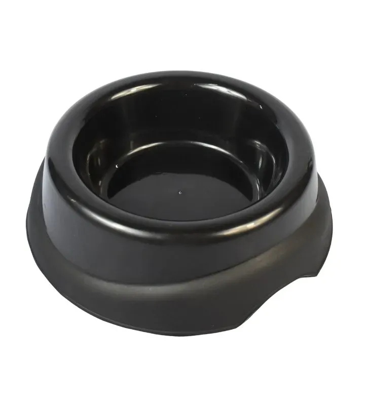 Plato Mascota Bruno Plastic Trends – Antivuelco Negro
