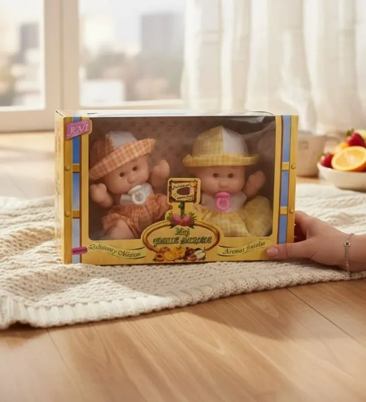 Set Muñecos Fruty Mini Gemelos Amorosos – Aromas frutales