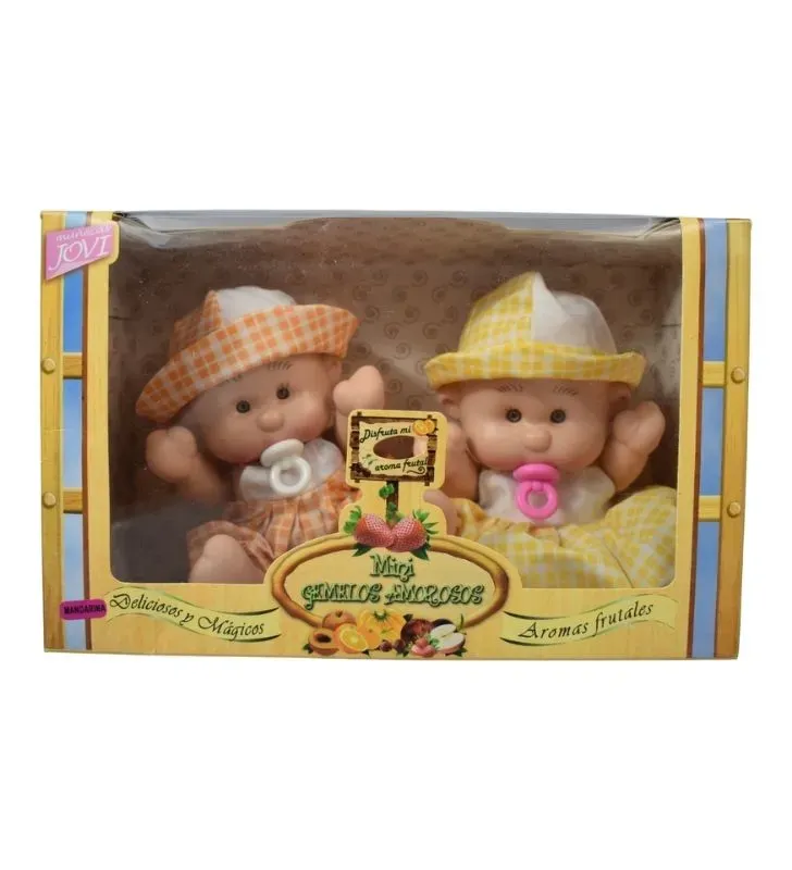 Set Muñecos Fruty Mini Gemelos Amorosos – Aromas frutales