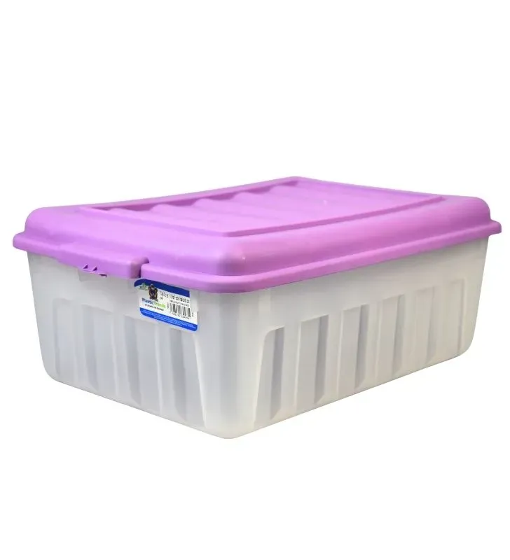 Caja Plástica Forza 13L SF13T Plastic Trends – Tapa Morada