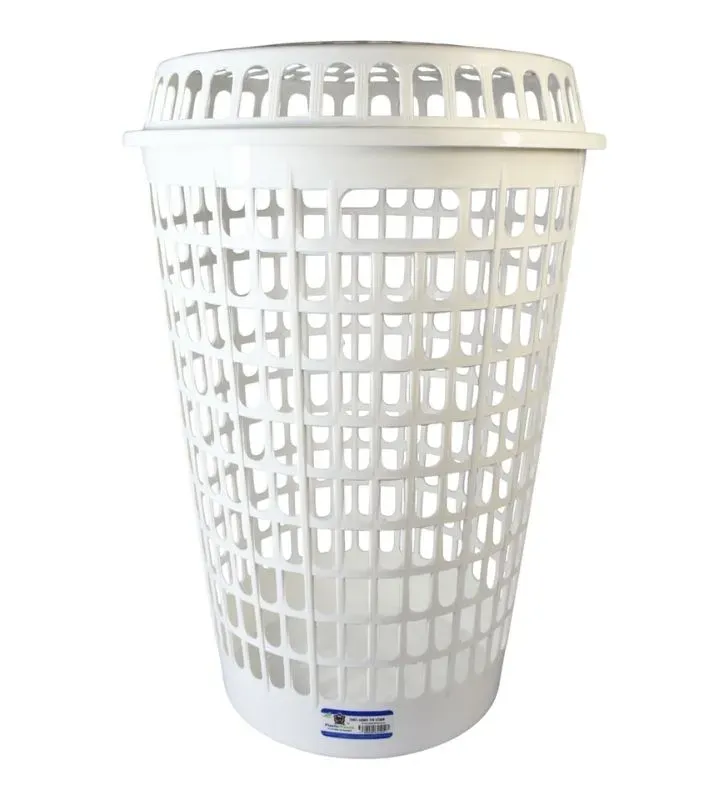 Cesto de Ropa Calado Iris con Tapa - Plastic Trends colores