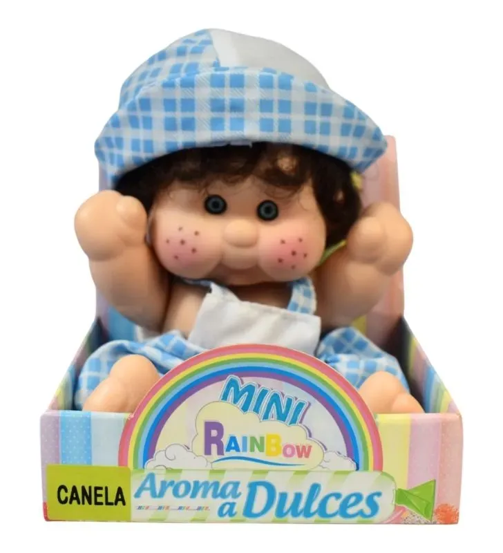 Muñeco Mini Rainbow Canela Jovi – Vinilo y Cabello