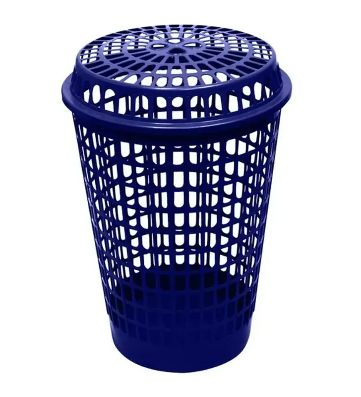 Cesto de Ropa Calado Iris con Tapa - Plastic Trends colores