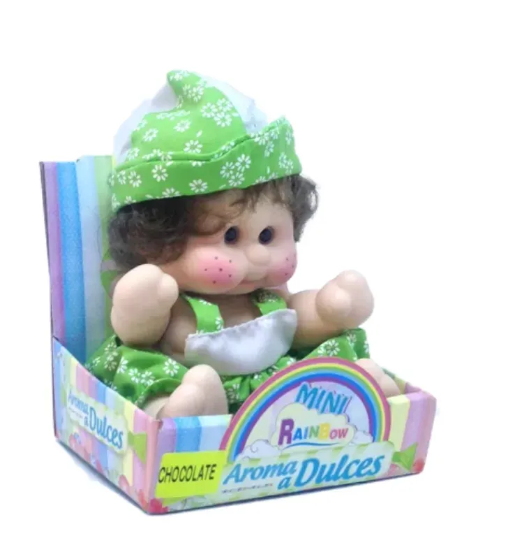 Muñeco Mini Rainbow Canela Jovi – Vinilo y Cabello