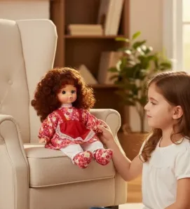 Muñeca Campesina Jovi Chiquitines - Vestido Floral (51200)