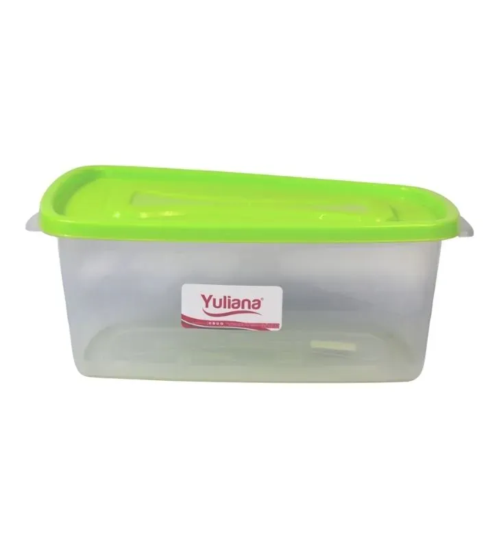Refri Box Grande MX-207 Yuliana – Contenedor Plástico con tapas de colores