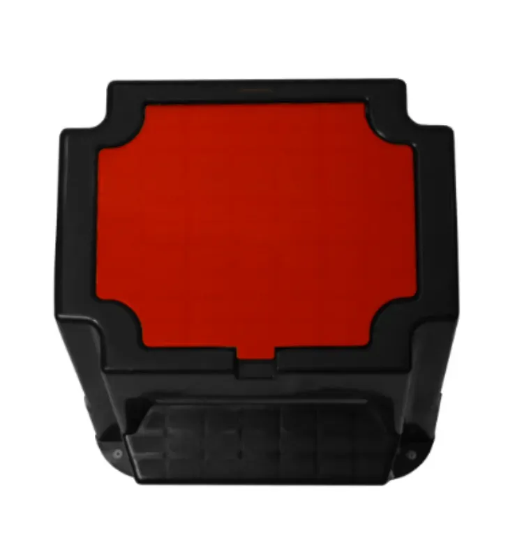 Banco Escalera 2 Peldaños MBESC Plastic Trends – Negro y Rojo