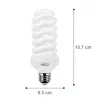 Foco Ahorrador AKSI Espiral 30W - Luz Blanca (120W Eq.)
