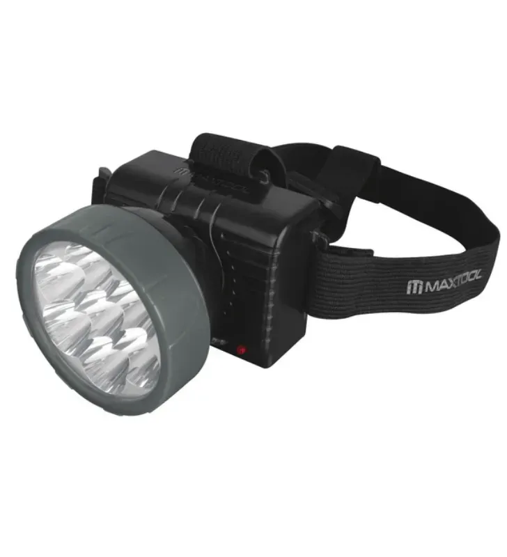 Linterna Minero Recargable MAXTOOL 7 LEDs - 8 Hrs de Uso | 305231