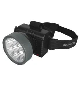 Linterna Minero Recargable MAXTOOL 7 LEDs - 8 Hrs de Uso | 305231