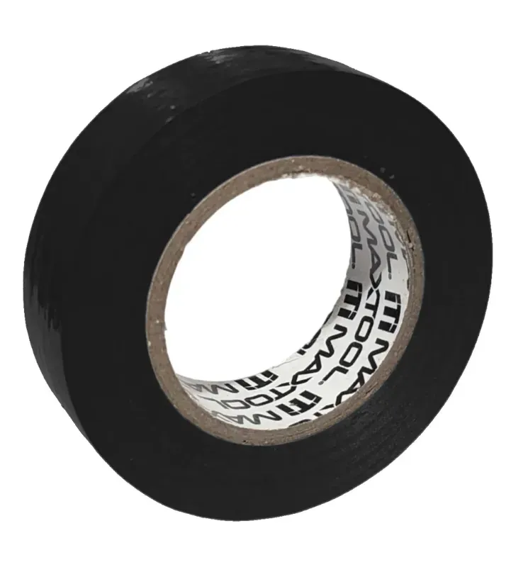 Cinta de Aislar MAXTOOL Negra 18mm x 15m - PVC Eléctrica | 305002
