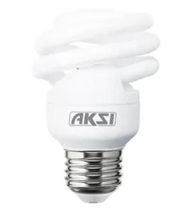 Foco Ahorrador AKSI Mini Espiral 13W - 60W Eq. 830 Lúmenes | 110639