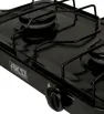 Estufa de Mesa AKSI 2 Quemadores Negra - Modelo Compacto | 116003