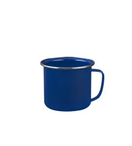 Vaso Recto CINSA PRAKTICA No. 12 - Acero Vitrificado Azul Esmaltado