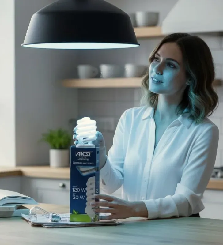 Foco Ahorrador AKSI Espiral 30W - Luz Blanca (120W Eq.)