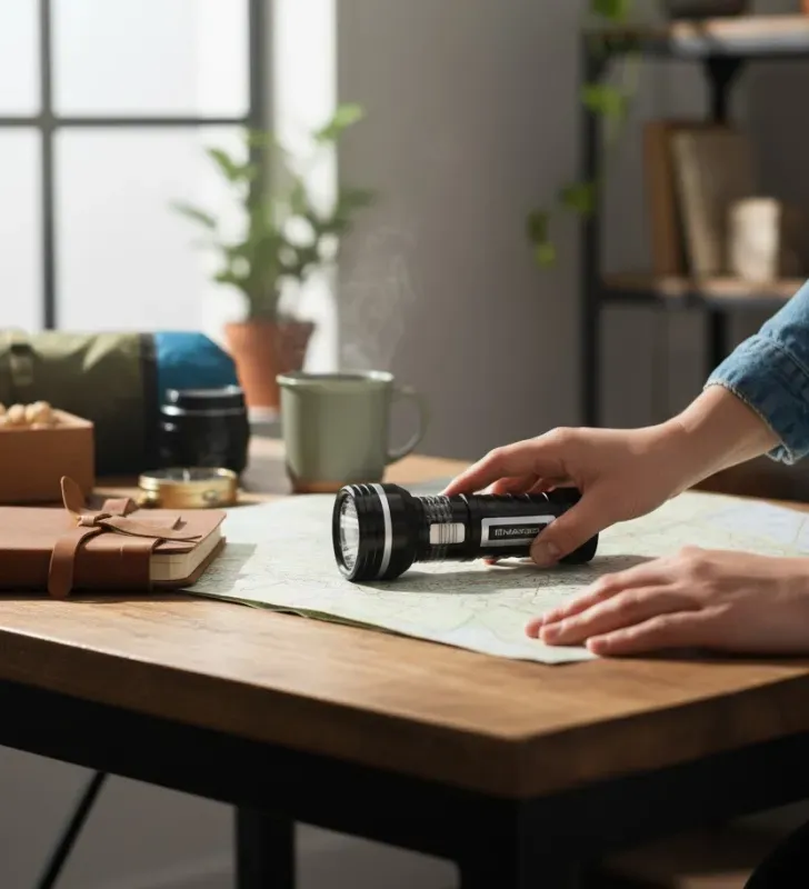 Linterna Recargable MAXTOOL 0.5W LED - 8 Hrs de Uso | 305210