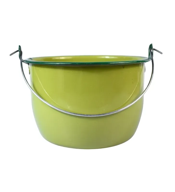 Olla Convexa CINSA No. 20 Té Verde - Acero Vitrificado Sin Tapa