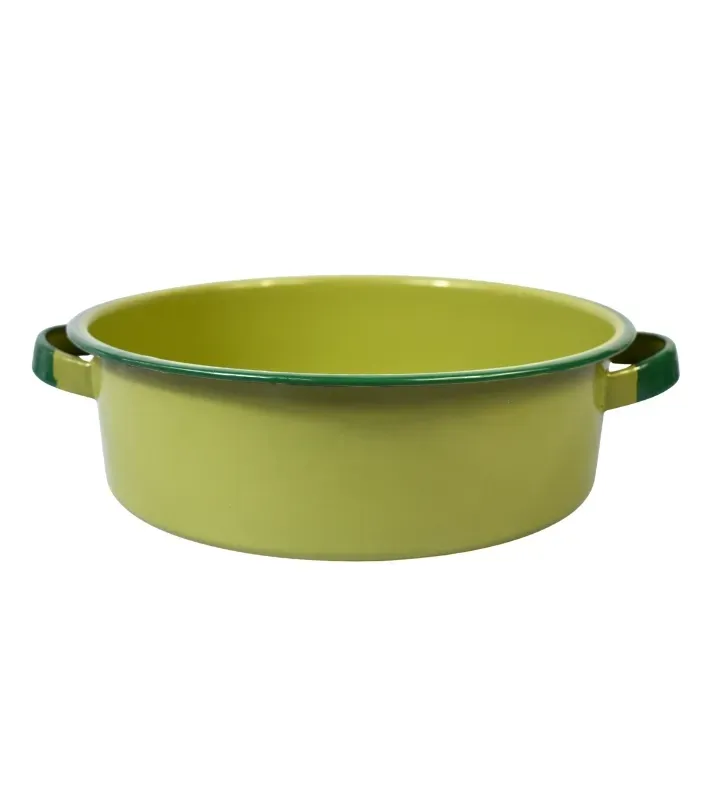 Budinera Recta CINSA No. 26 Té Verde - Acero Vitrificado Sin Tapa