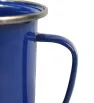 Vaso Recto CINSA PRAKTICA No. 12 - Acero Vitrificado Azul Esmaltado
