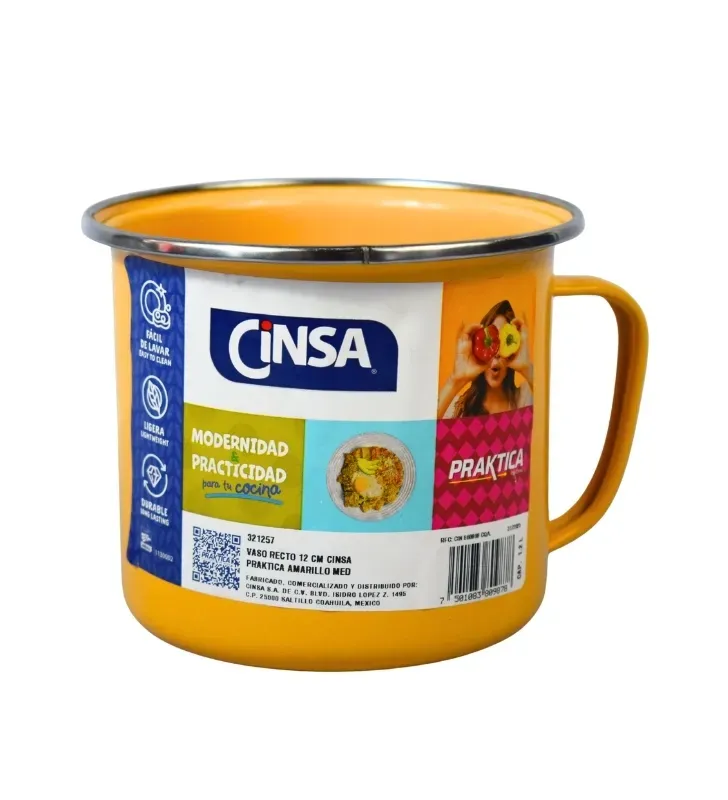 Hervidor Cinsa Práctica 12 cm / 1.2 L – Amarillo Mediterráneo