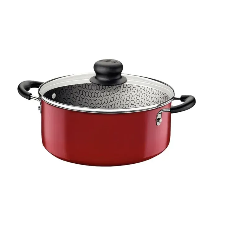 Batería Tramontina 10 pz – Aluminio Antiadherente con Tapa de Vidrio