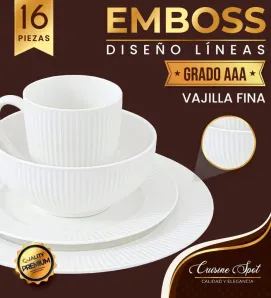 Vajilla Lineas Cuisine