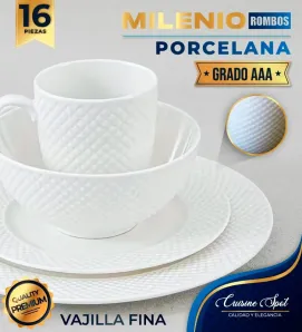 AC31229-008 VAJILLA 16 PIEZAS-CUISINE SPOT