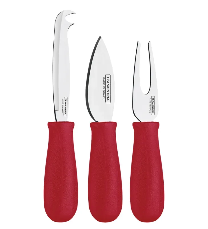 Juego para Quesos Tramontina Harmoniza 3 Pzas. Acero Inoxidable | 23498718