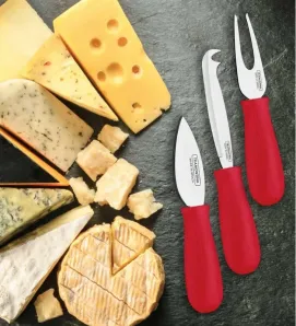 Juego para Quesos Tramontina Harmoniza 3 Pzas. Acero Inoxidable | 23498718