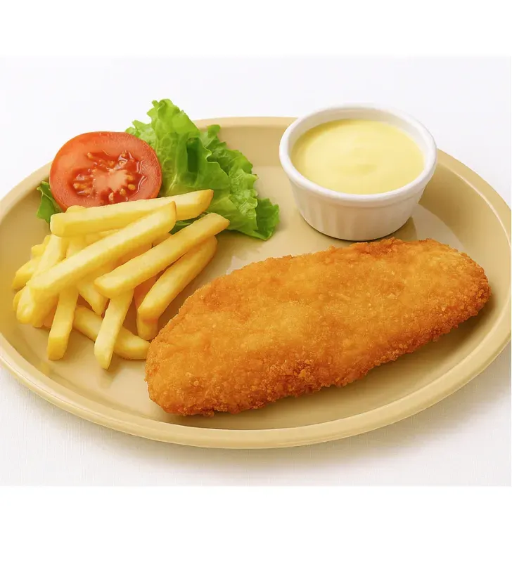 Plato Tampiqueño Ovalado Plástico YULIANA Color Beige