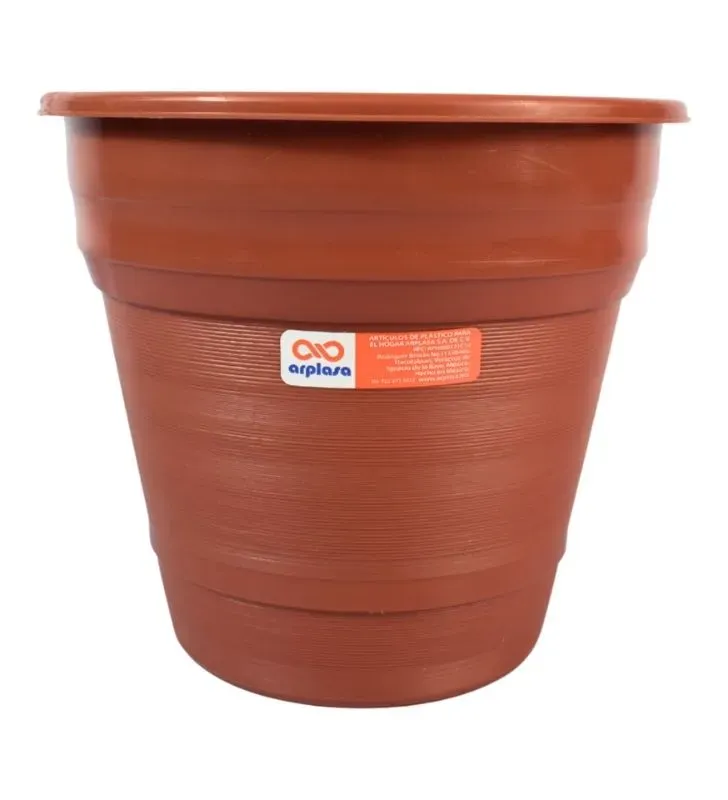 Maceta ARPLASA No. 3 Plástico Efecto Barro para Jardín