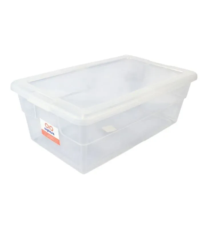 Caja Zapatera Gigante ARPLASA Plástico Transparente con Tapa