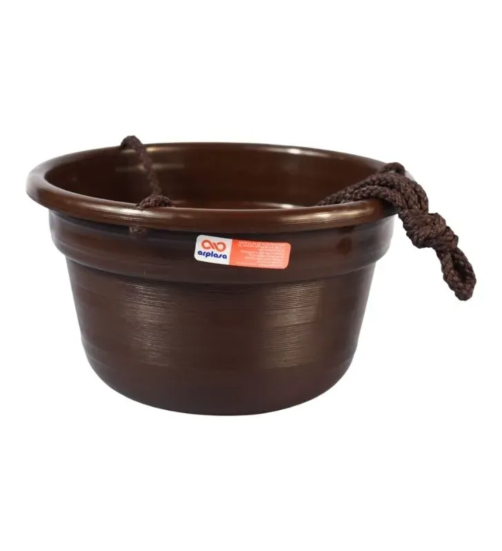 Maceta Colgante ARPLASA No. 0 Plástico Chocolate para Suculentas