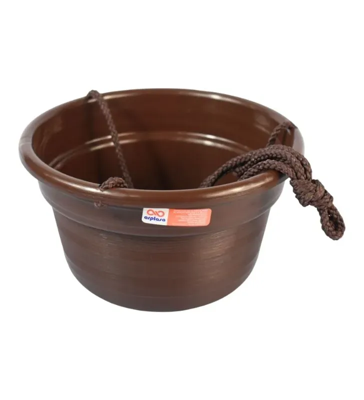 Maceta Colgante ARPLASA No. 0 Plástico Chocolate para Suculentas