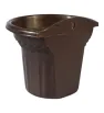 Maceta Pared ARPLASA No. 1 Plástico Chocolate – Jardín Vertical