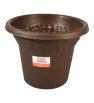 Maceta Roma ARPLASA No. 5 Plástico Chocolate – Diseño Clásico